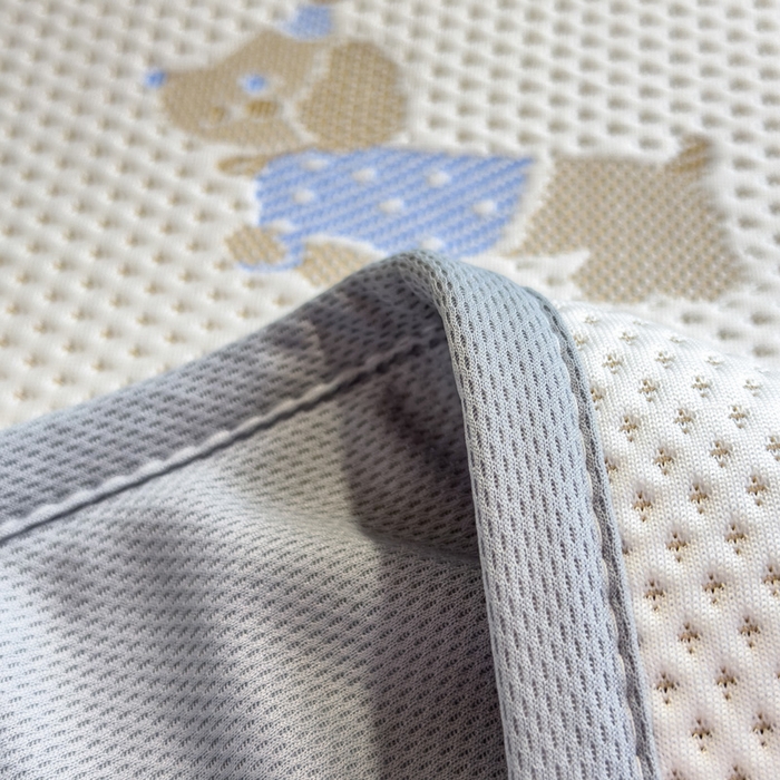 91家纺网 家纺一手货源 找家纺 凯罗 2026新款A类凉豆豆学生宿舍用床席可水洗凉席席子床笠款 小萌狗-床笠款