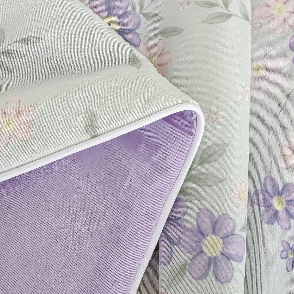 91家纺网 家纺一手货源 找家纺 归属 2026春夏新款数码印花凉感丝夏被夏凉被空调被系列 幽兰