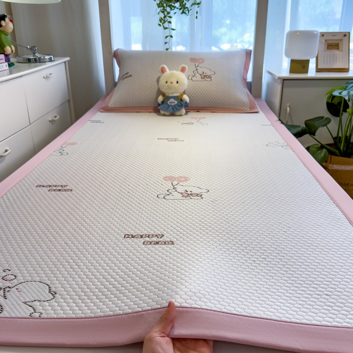 （总）凯罗 2026新款A类凉豆豆学生宿舍用床席可水洗凉席席子床席款