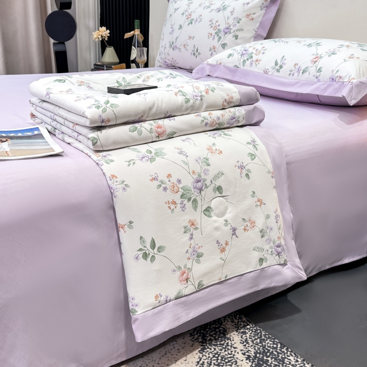 91家纺网 家纺一手货源 找家纺 （总）归属 2026新款凉感天丝棉夏被夏凉被空调被夏被四件套系列