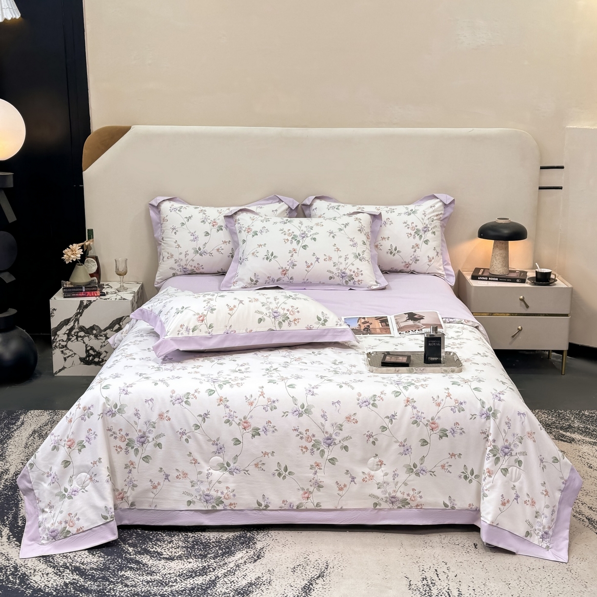 91家纺网 家纺一手货源 找家纺 （总）归属 2026新款凉感天丝棉夏被夏凉被空调被夏被四件套系列