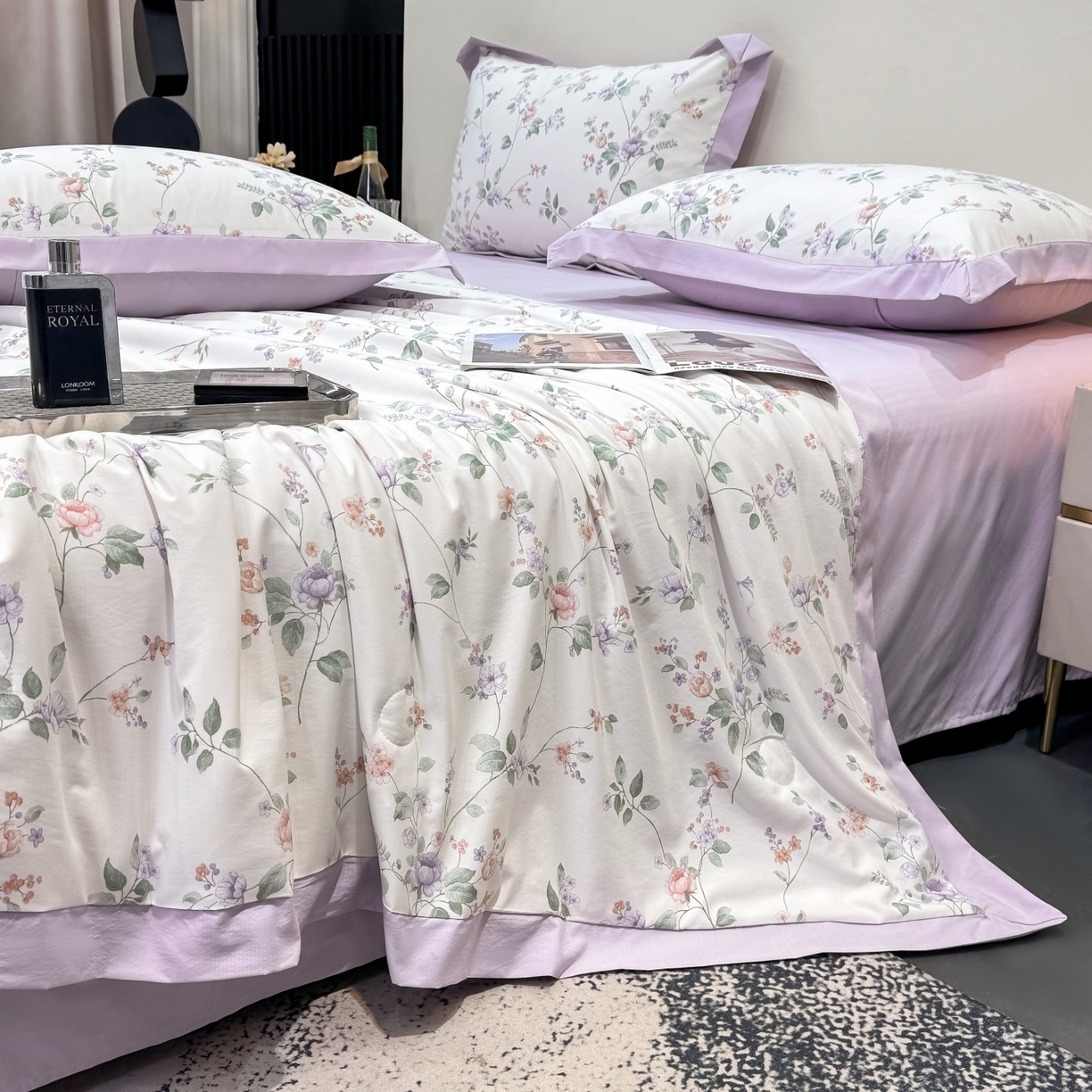 91家纺网 家纺一手货源 找家纺 （总）归属 2026新款凉感天丝棉夏被夏凉被空调被夏被四件套系列