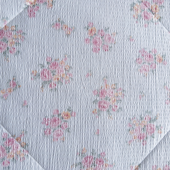 91家纺网 家纺一手货源 找家纺 云玲时尚 2026新款木棉皱皱纱夏被被子被芯 满园春紫