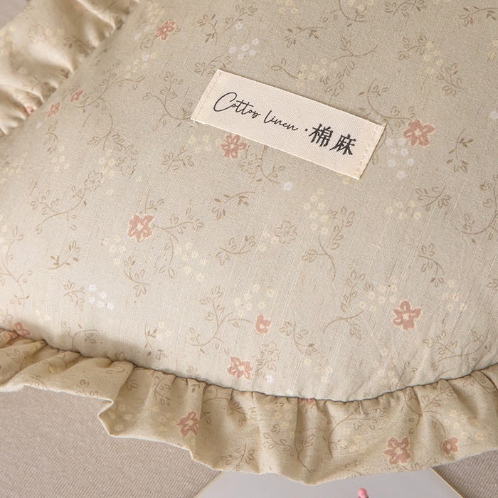 91家纺网 家纺一手货源 找家纺 梦莱家纺 2026新款月牙形儿童棉麻荞麦枕枕头枕芯 6号月牙枕