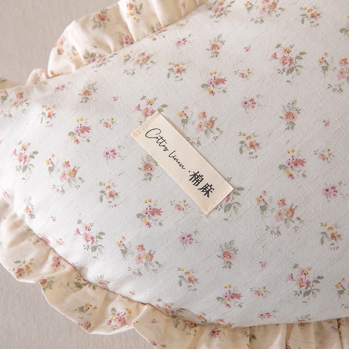 91家纺网 家纺一手货源 找家纺 梦莱家纺 2026新款月牙形儿童棉麻荞麦枕枕头枕芯 2号月牙枕