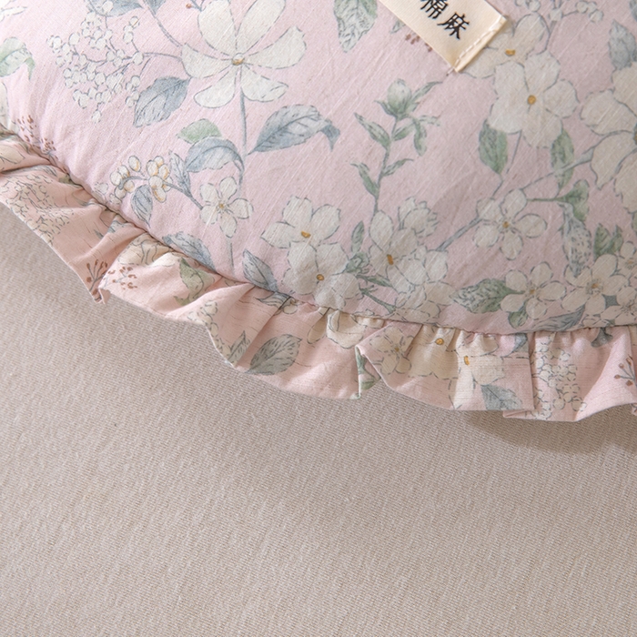 91家纺网 家纺一手货源 找家纺 梦莱家纺 2026新款月牙形儿童棉麻荞麦枕枕头枕芯 3号月牙枕