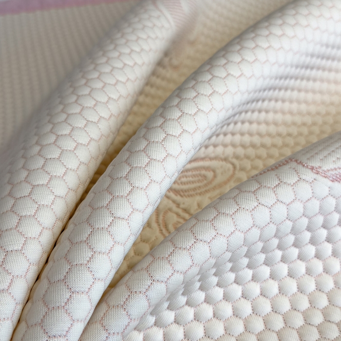 91家纺网 家纺一手货源 找家纺 凯罗 2026新款A类凉豆豆学生宿舍用床席可水洗凉席席子床席款 花儿朵朵-粉-床席款