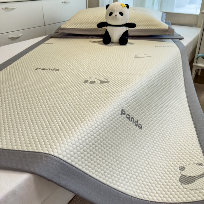 91家纺网 家纺一手货源 找家纺 凯罗 2026新款A类凉豆豆学生宿舍用床席可水洗凉席席子床席款 盼盼乐园-床席款