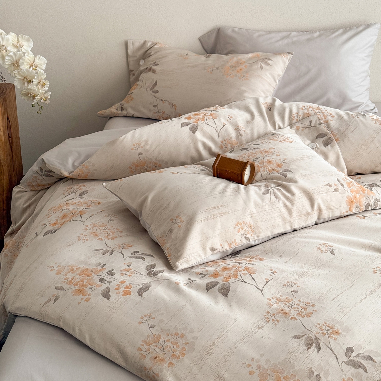 91家纺网 家纺一手货源 找家纺 （总）华超针织 2026新款100S纽扣款色织提花四件套-神秘香氛