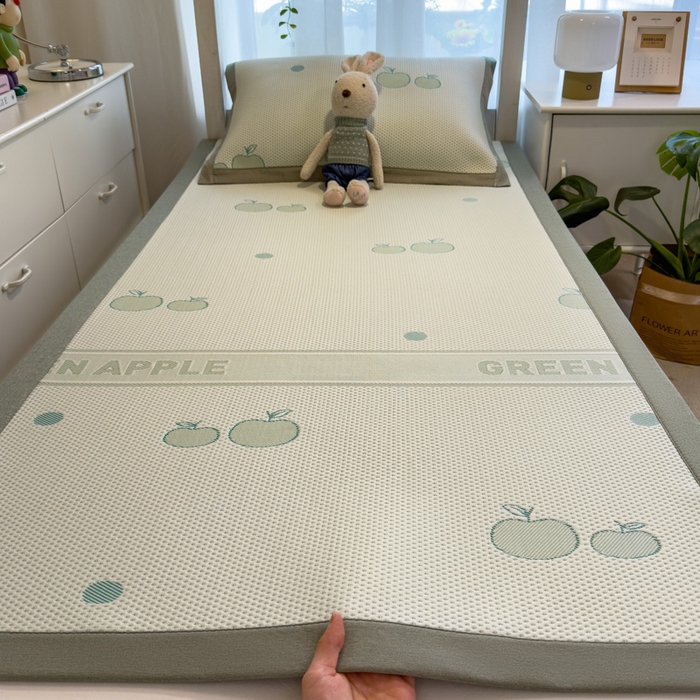 凯罗 2026新款A类凉豆豆学生宿舍用床席可水洗凉席席子床席款 青苹果乐园-床席款