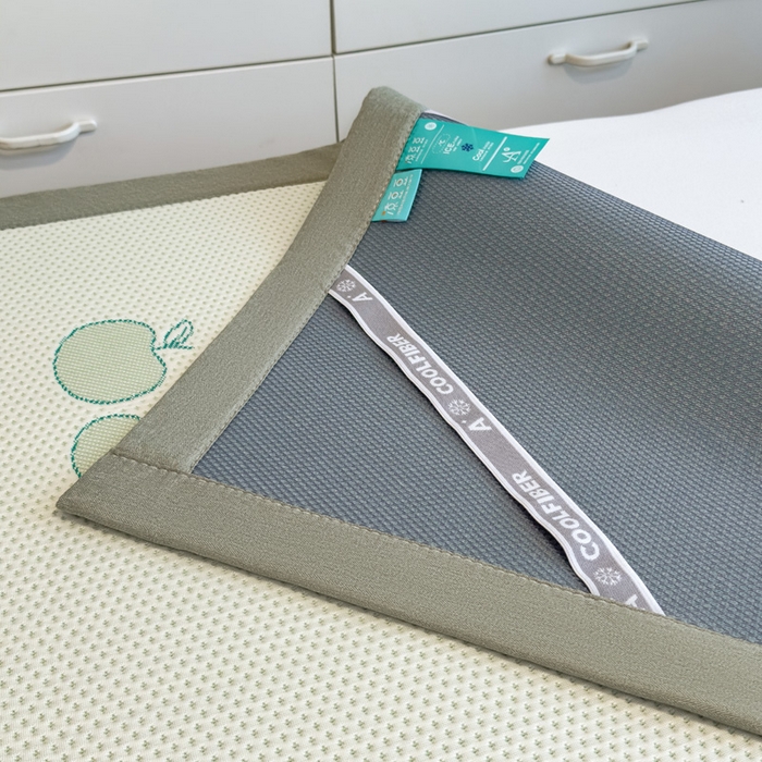 91家纺网 家纺一手货源 找家纺 凯罗 2026新款A类凉豆豆学生宿舍用床席可水洗凉席席子床席款 青苹果乐园-床席款