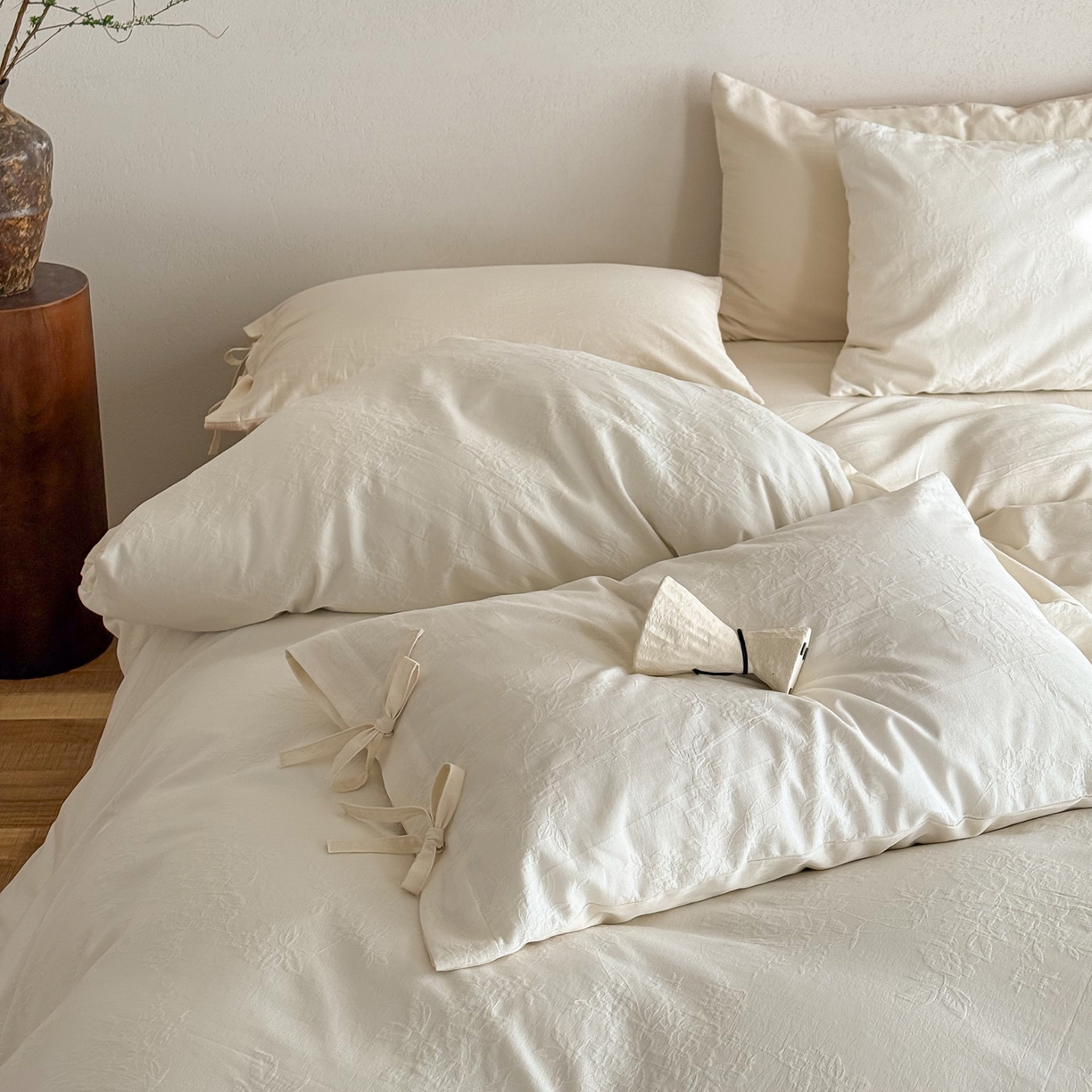 91家纺网 家纺一手货源 找家纺 （总）华超针织 2026新款全棉厚织提花四件套-花团锦簇