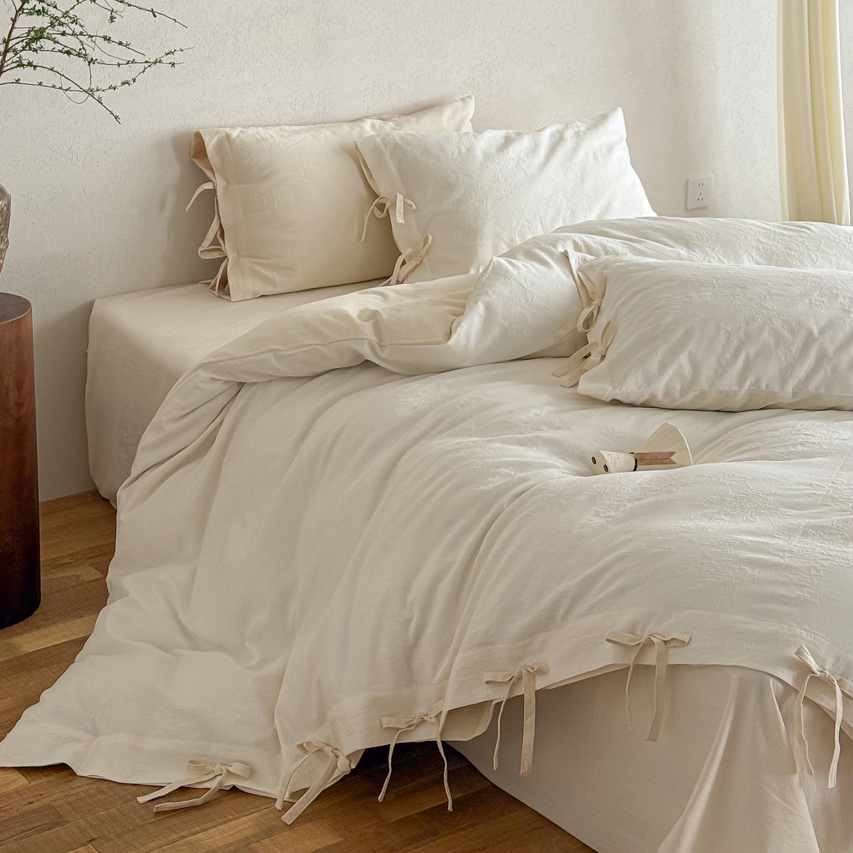 91家纺网 家纺一手货源 找家纺 （总）华超针织 2026新款全棉厚织提花四件套-花团锦簇