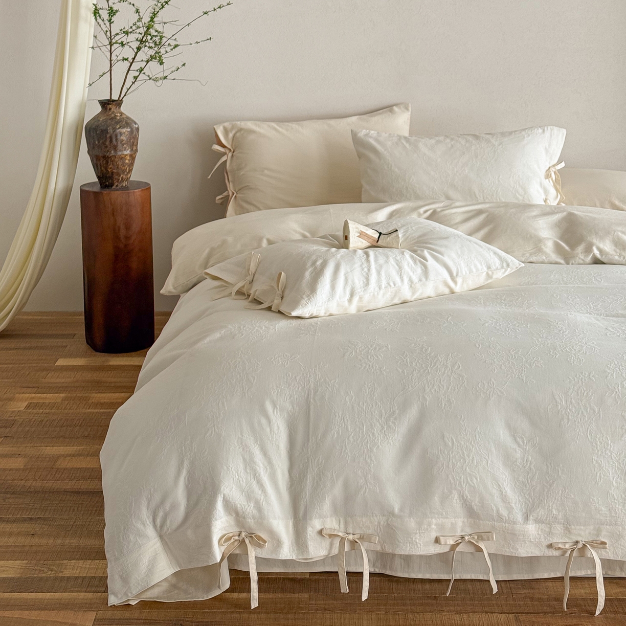 91家纺网 家纺一手货源 找家纺 （总）华超针织 2026新款全棉厚织提花四件套-花团锦簇