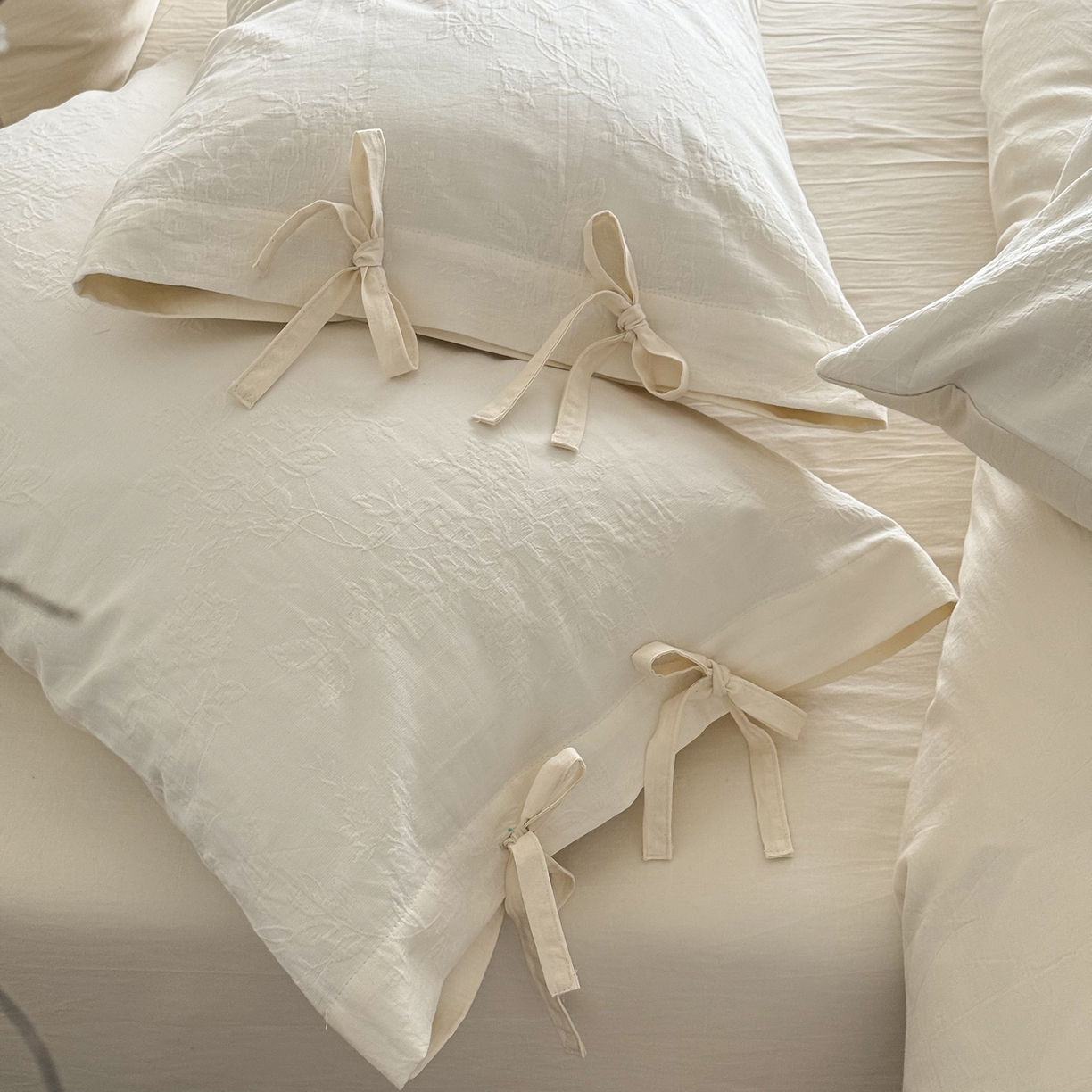 91家纺网 家纺一手货源 找家纺 （总）华超针织 2026新款全棉厚织提花四件套-花团锦簇