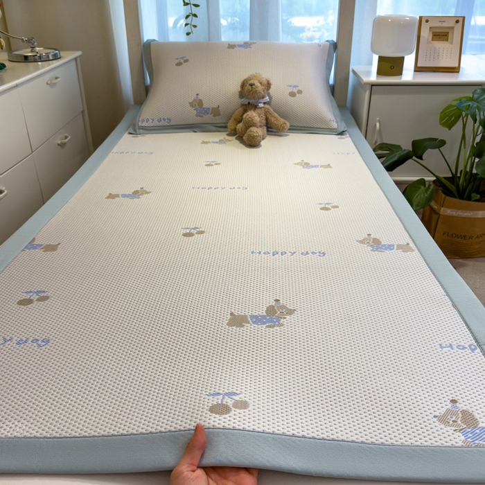 凯罗 2026新款A类凉豆豆学生宿舍用床席可水洗凉席席子床席款 小萌狗-床席款