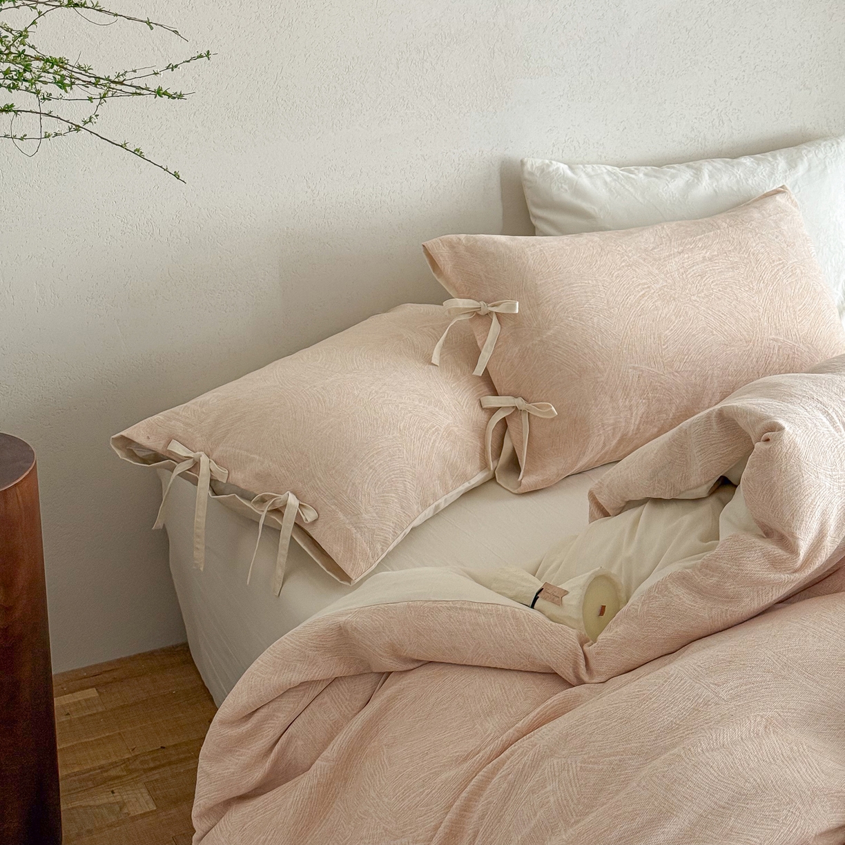 91家纺网 家纺一手货源 找家纺 （总）华超针织 2026新款全棉三层纱提花四件套