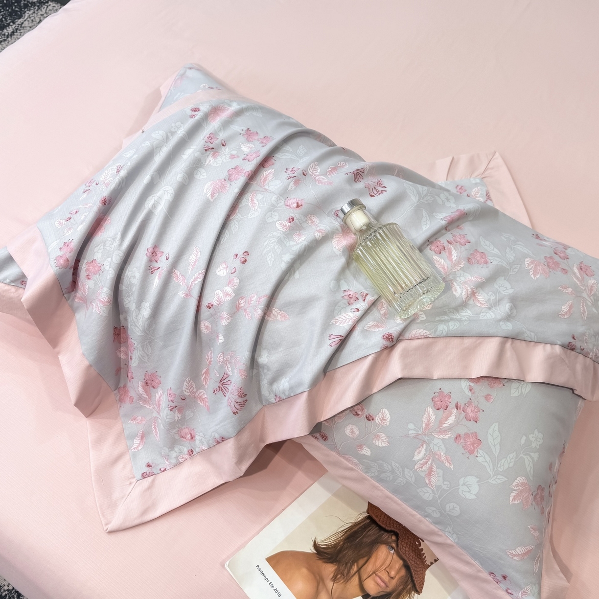 91家纺网 家纺一手货源 找家纺 归属 2026新款凉感天丝棉夏被夏凉被空调被夏被四件套系列 花田错