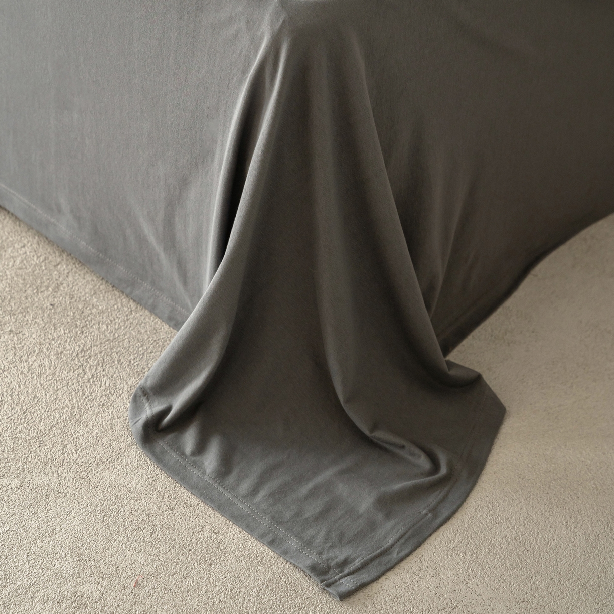 91家纺网 家纺一手货源 找家纺 （总）华超针织 2026新款全棉天竺棉针织格子印花四件套