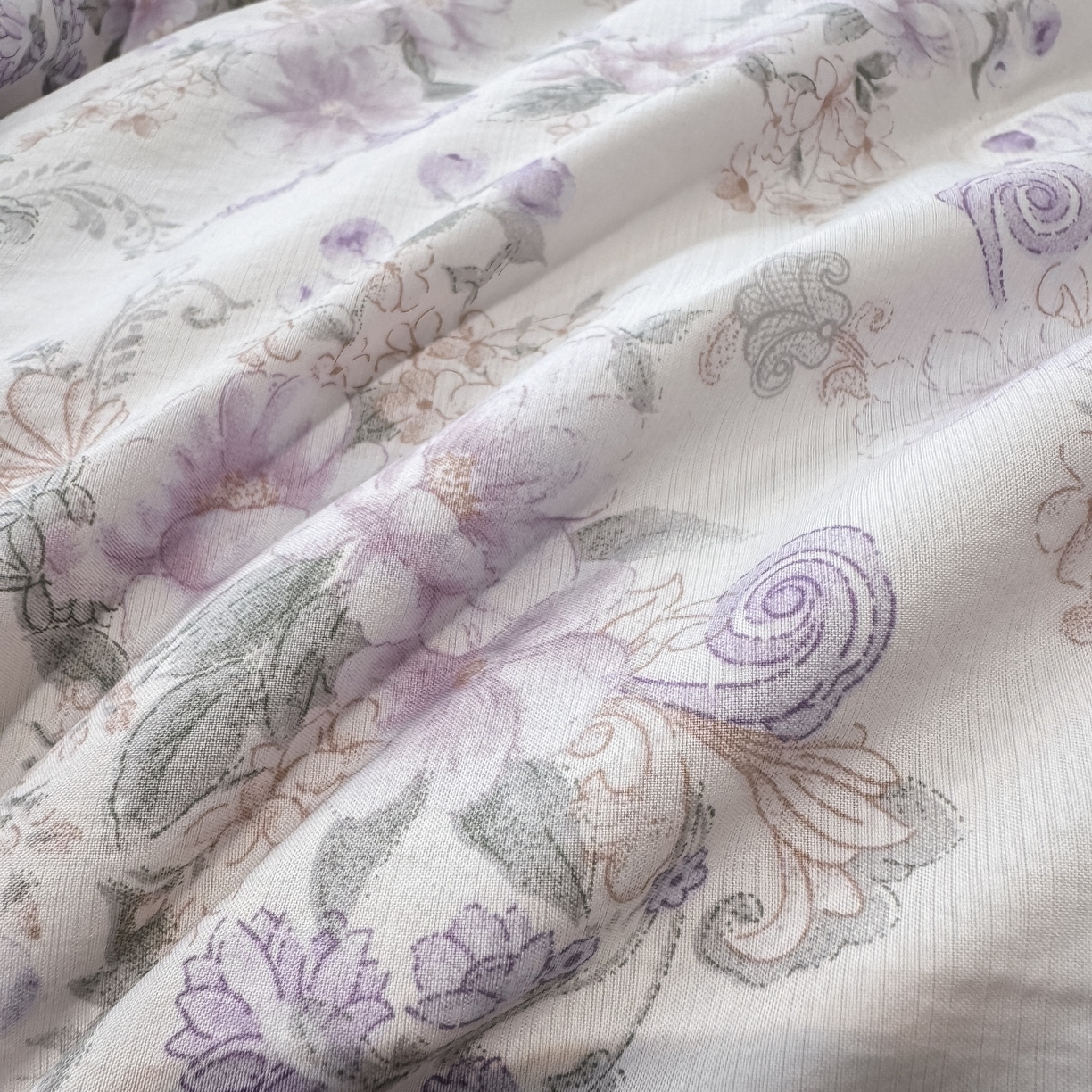 91家纺网 家纺一手货源 找家纺 归属 2026新款凉感天丝棉夏被夏凉被空调被夏被四件套系列 佳期紫