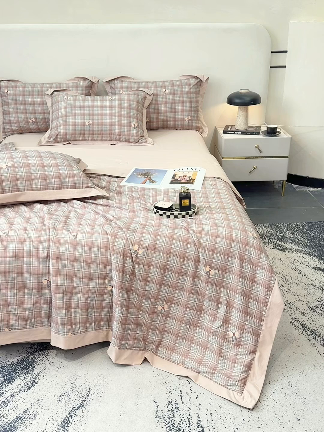 91家纺网 家纺一手货源 找家纺 归属 2026新款凉感天丝棉夏被夏凉被空调被夏被四件套系列 卡利亚