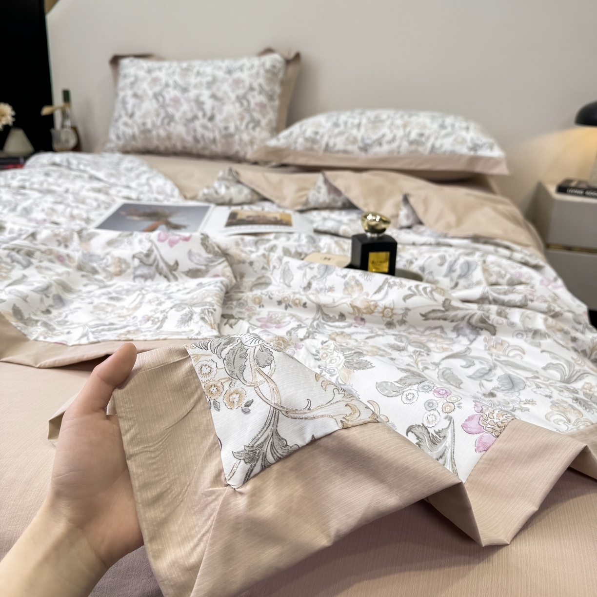 91家纺网 家纺一手货源 找家纺 归属 2026新款凉感天丝棉夏被夏凉被空调被夏被四件套系列 凯西亚