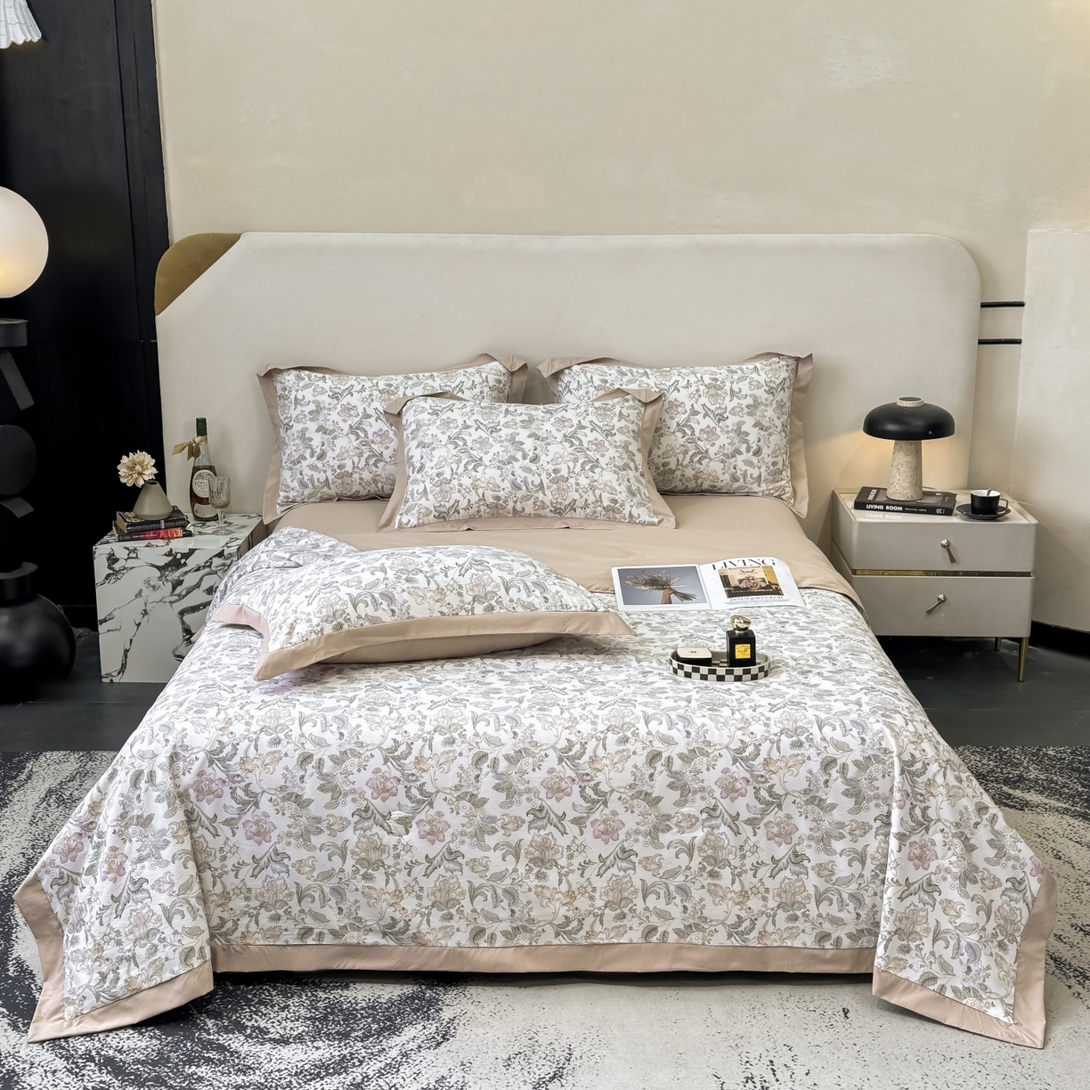 91家纺网 家纺一手货源 找家纺 归属 2026新款凉感天丝棉夏被夏凉被空调被夏被四件套系列 凯西亚