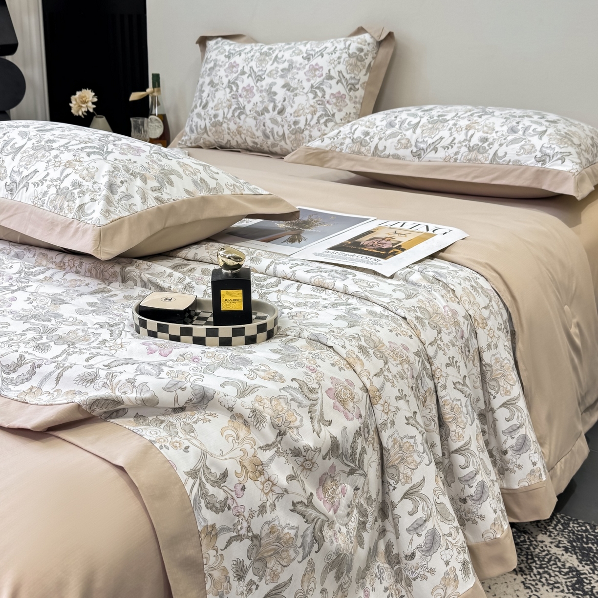 91家纺网 家纺一手货源 找家纺 归属 2026新款凉感天丝棉夏被夏凉被空调被夏被四件套系列 凯西亚