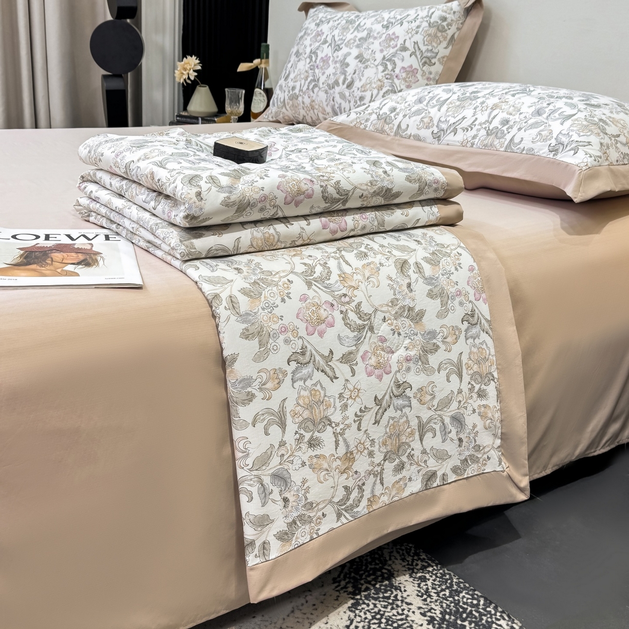 91家纺网 家纺一手货源 找家纺 归属 2026新款凉感天丝棉夏被夏凉被空调被夏被四件套系列 凯西亚