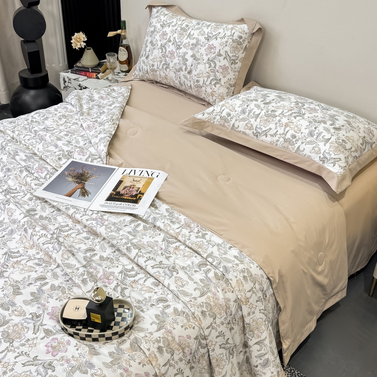 91家纺网 家纺一手货源 找家纺 归属 2026新款凉感天丝棉夏被夏凉被空调被夏被四件套系列 凯西亚