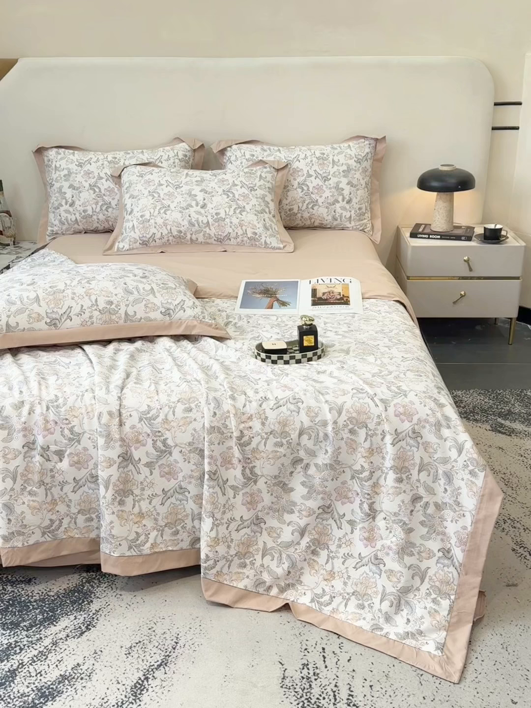 91家纺网 家纺一手货源 找家纺 归属 2026新款凉感天丝棉夏被夏凉被空调被夏被四件套系列 凯西亚