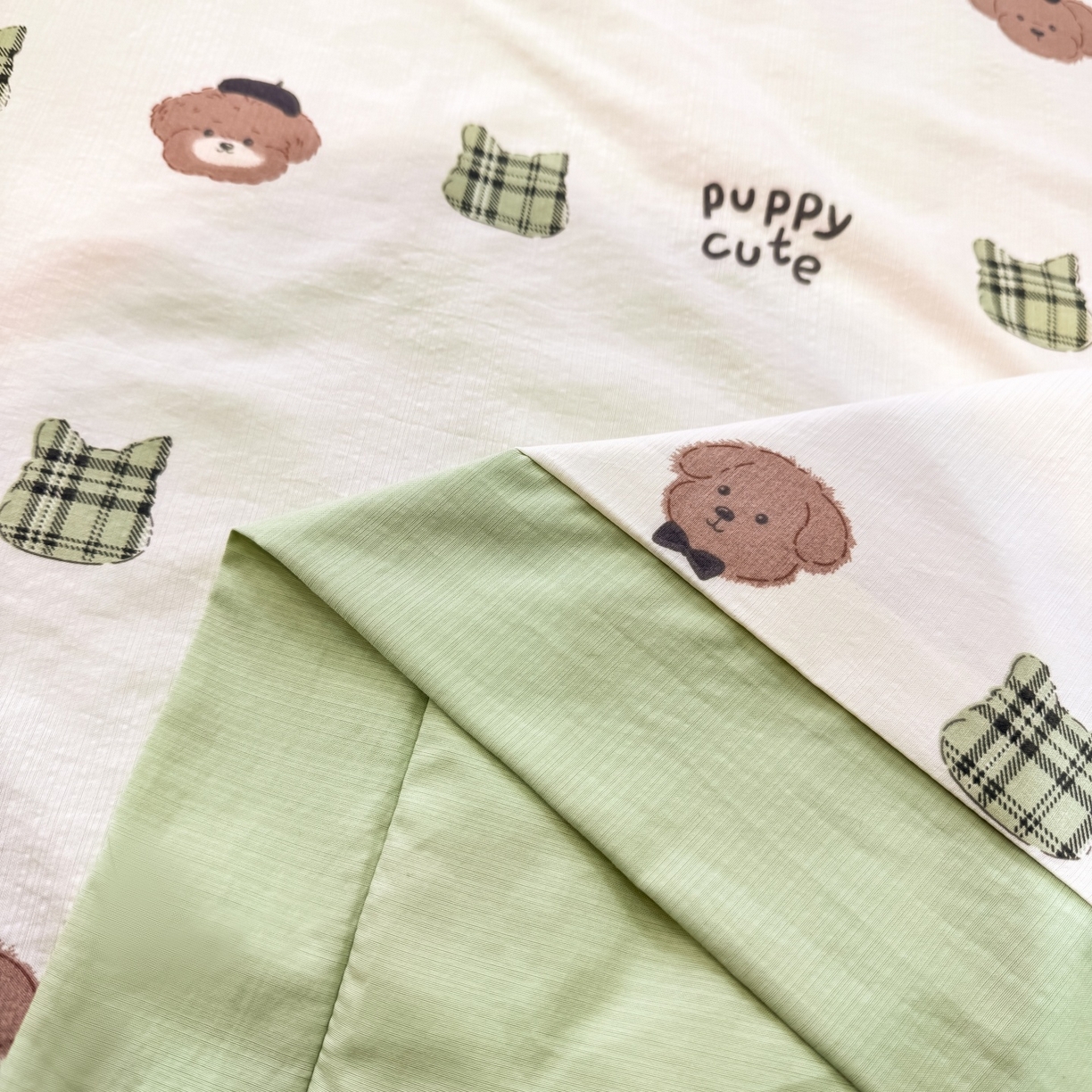 91家纺网 家纺一手货源 找家纺 归属 2026新款凉感天丝棉夏被夏凉被空调被夏被四件套系列 甜点熊