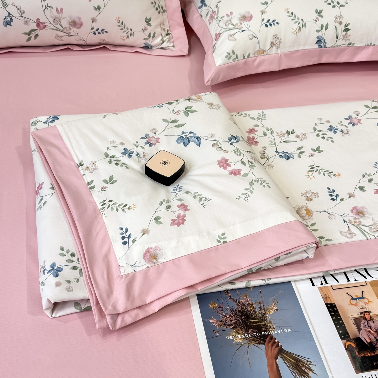 归属 2026新款凉感天丝棉夏被夏凉被空调被夏被四件套系列 未央粉