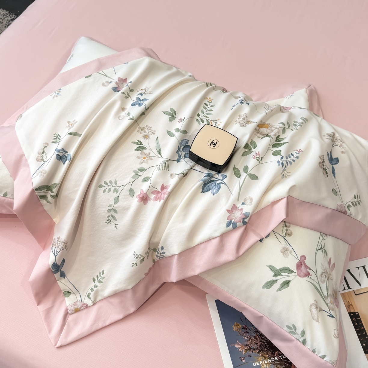 91家纺网 家纺一手货源 找家纺 归属 2026新款凉感天丝棉夏被夏凉被空调被夏被四件套系列 未央粉