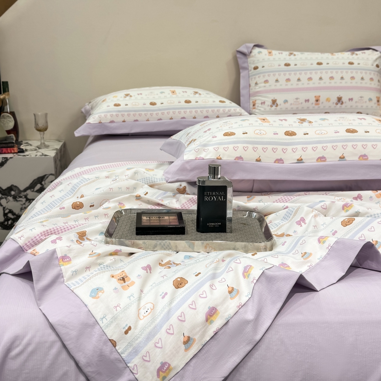 91家纺网 家纺一手货源 找家纺 归属 2026新款凉感天丝棉夏被夏凉被空调被夏被四件套系列 熊聚会