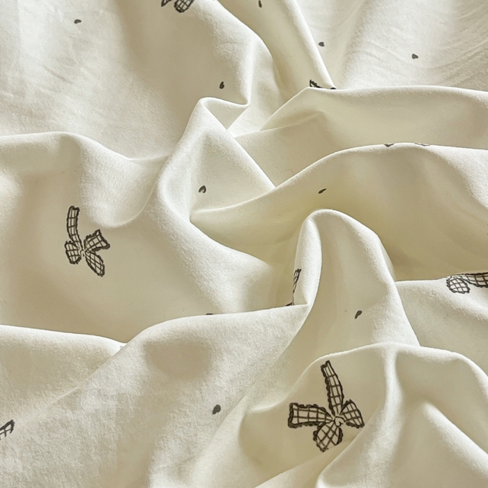 91家纺网 家纺一手货源 找家纺 尚美 2026新款法式复古大花边仿棉床盖四件套 蝴蝶结