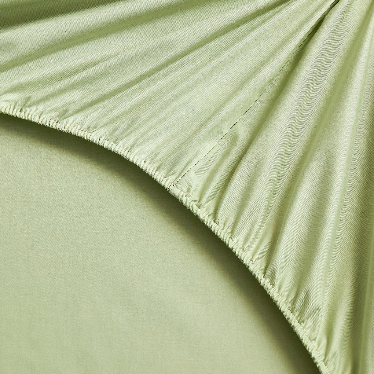 91家纺网 家纺一手货源 找家纺 元元家居（元元被业） 2026新款全棉纯棉13372套件及单品【纯色款】-单床笠床笠单件 麦田绿