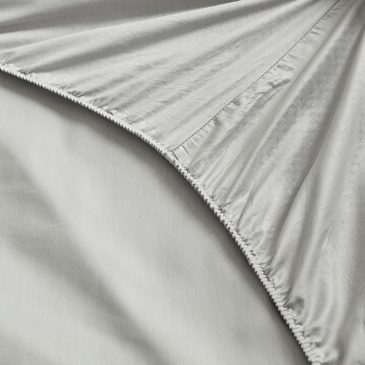 91家纺网 家纺一手货源 找家纺 元元家居（元元被业） 2026新款全棉纯棉13372套件及单品【纯色款】-单床笠床笠单件 雅灰