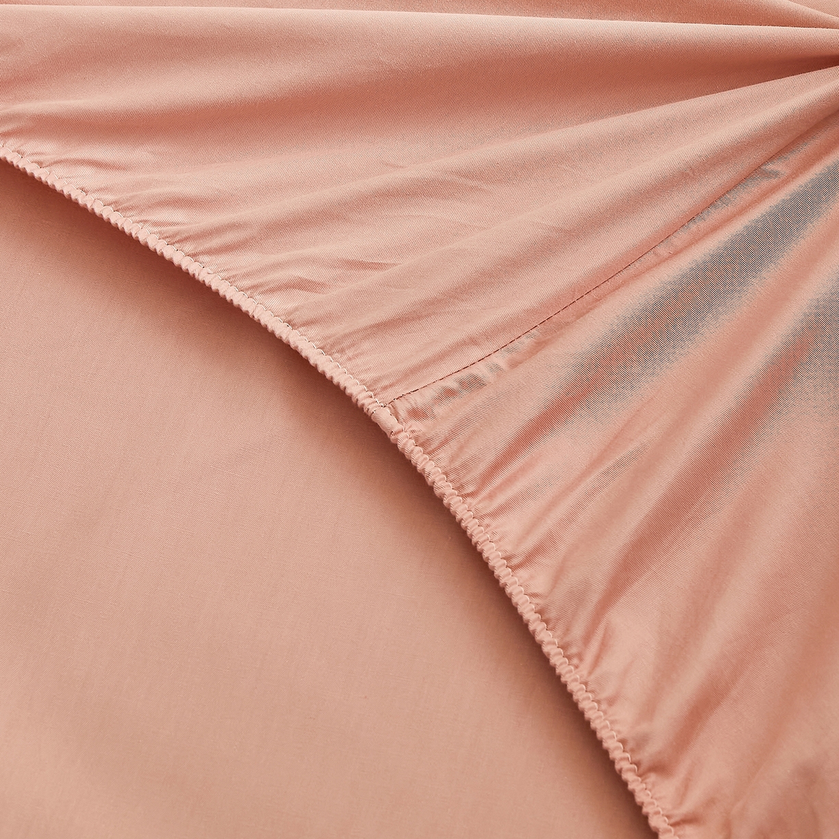 91家纺网 家纺一手货源 找家纺 元元家居（元元被业） 2026新款全棉纯棉13372套件及单品【纯色款】-单床笠床笠单件 炫彩粉