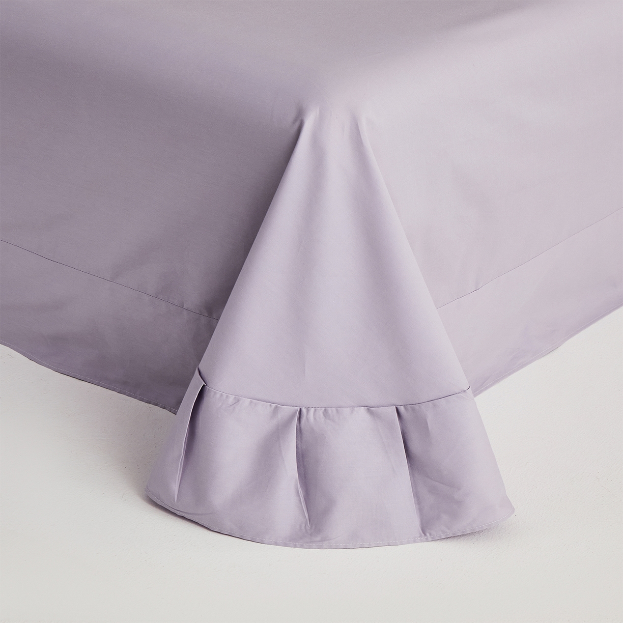 91家纺网 家纺一手货源 找家纺 元元家居（元元被业） 2026新款全棉纯棉13372套件及单品【纯色款】-单床单床单单件 罗兰紫