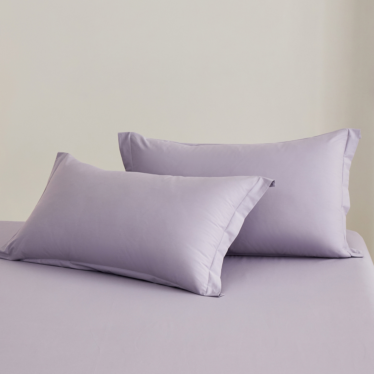 91家纺网 家纺一手货源 找家纺 元元家居（元元被业） 2026新款全棉纯棉13372套件及单品【纯色款】-单床单床单单件 罗兰紫