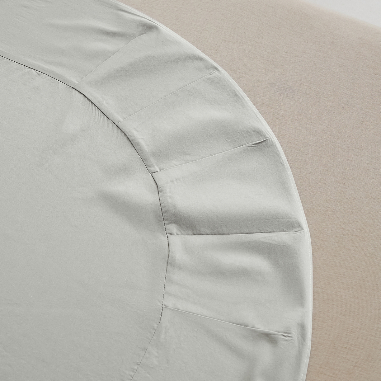 91家纺网 家纺一手货源 找家纺 元元家居（元元被业） 2026新款全棉纯棉13372套件及单品【纯色款】-单床单床单单件 雅灰