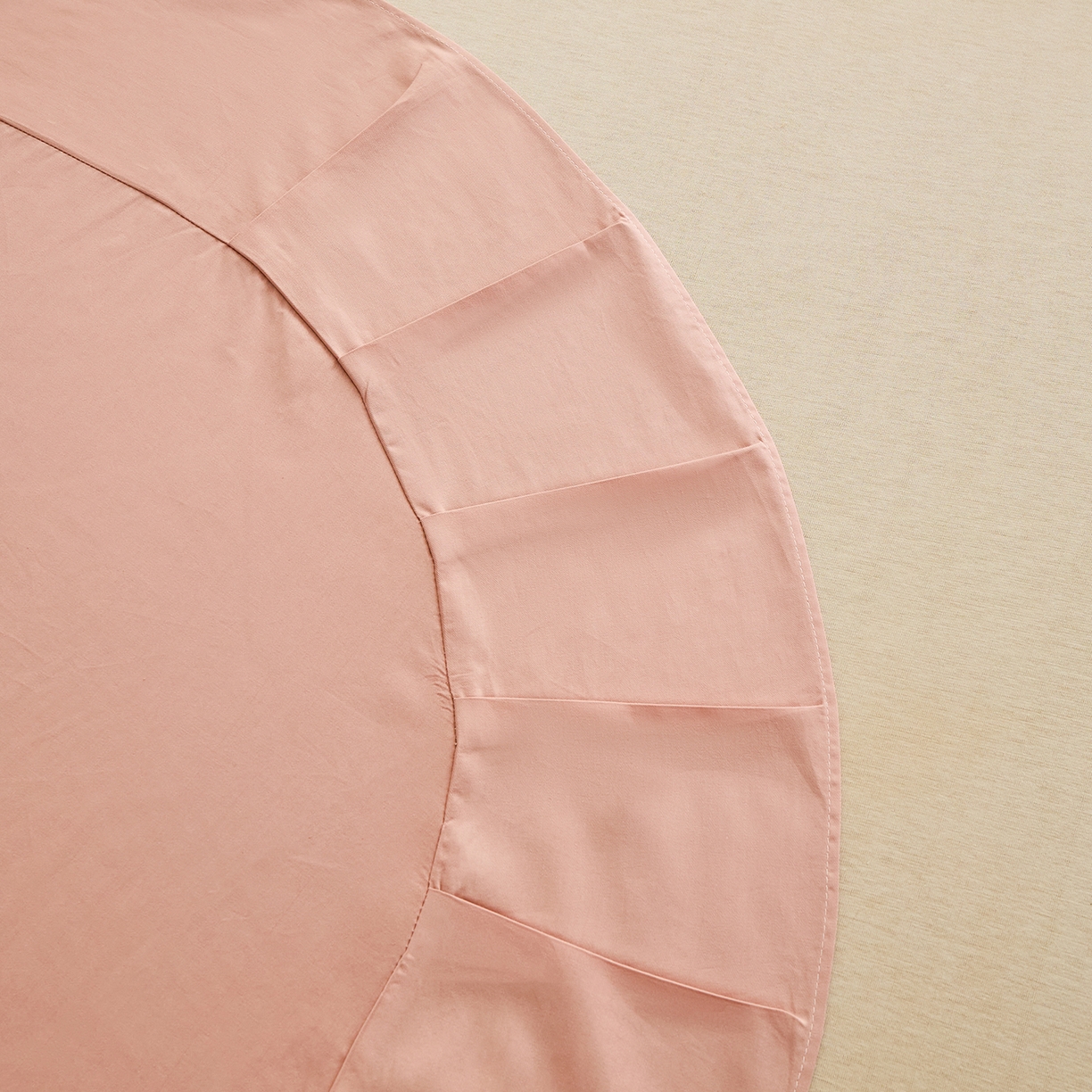 91家纺网 家纺一手货源 找家纺 元元家居（元元被业） 2026新款全棉纯棉13372套件及单品【纯色款】-单床单床单单件 炫彩粉