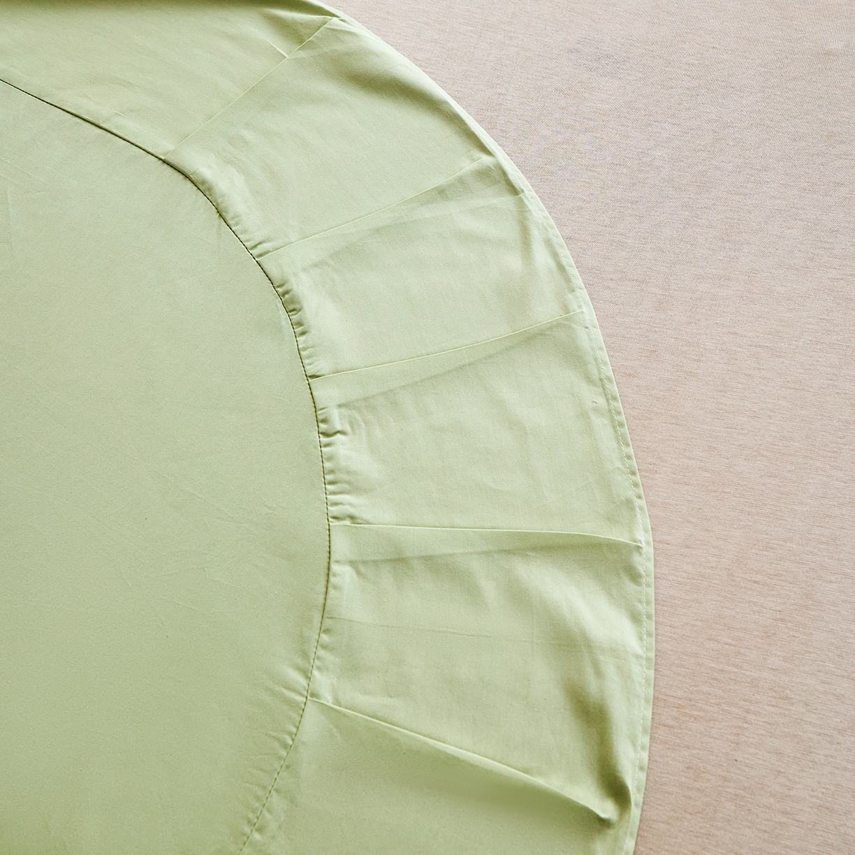 91家纺网 家纺一手货源 找家纺 元元家居（元元被业） 2026新款全棉纯棉13372套件及单品【纯色款】-单床单床单单件 麦田绿