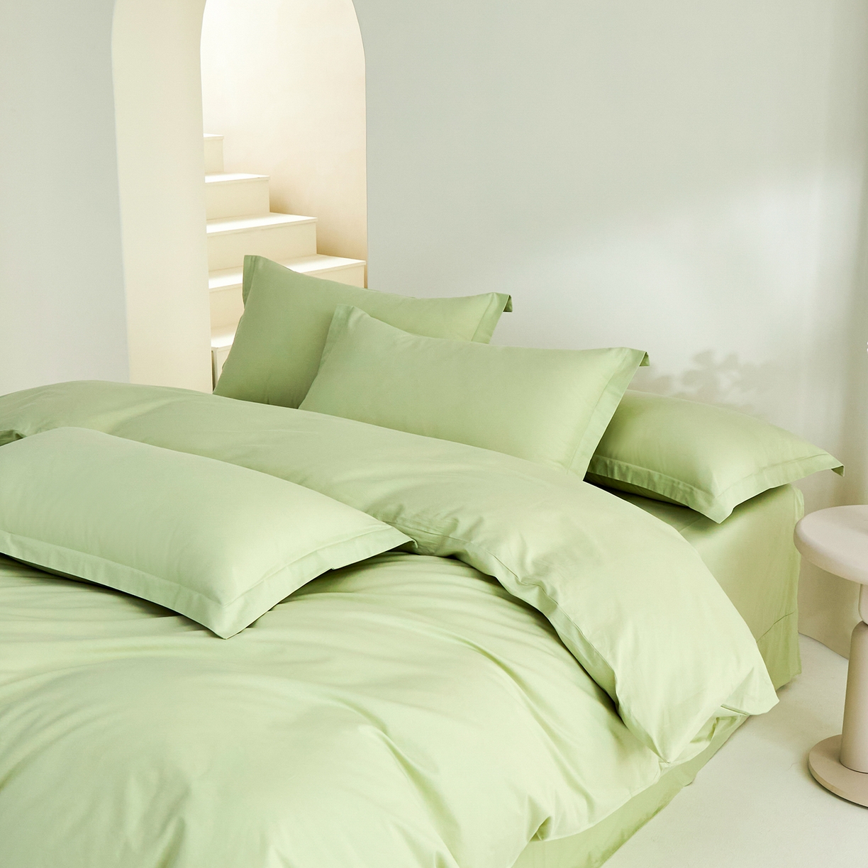 91家纺网 家纺一手货源 找家纺 （总）元元家居（元元被业） 2026新款全棉纯棉13372套件及单品【纯色款】-单被套被套单件