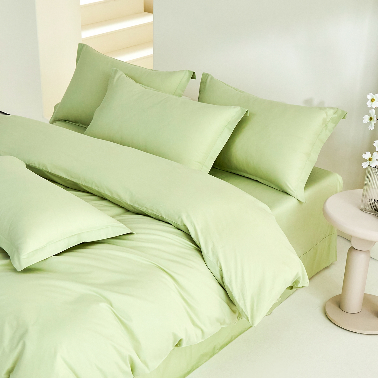 91家纺网 家纺一手货源 找家纺 （总）元元家居（元元被业） 2026新款全棉纯棉13372套件及单品【纯色款】-单被套被套单件