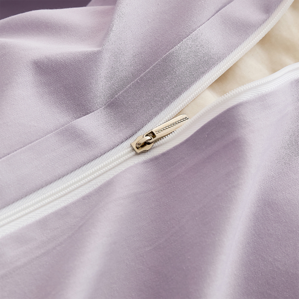 91家纺网 家纺一手货源 找家纺 元元家居（元元被业） 2026新款全棉纯棉13372套件及单品【纯色款】-单被套被套单件 罗兰紫