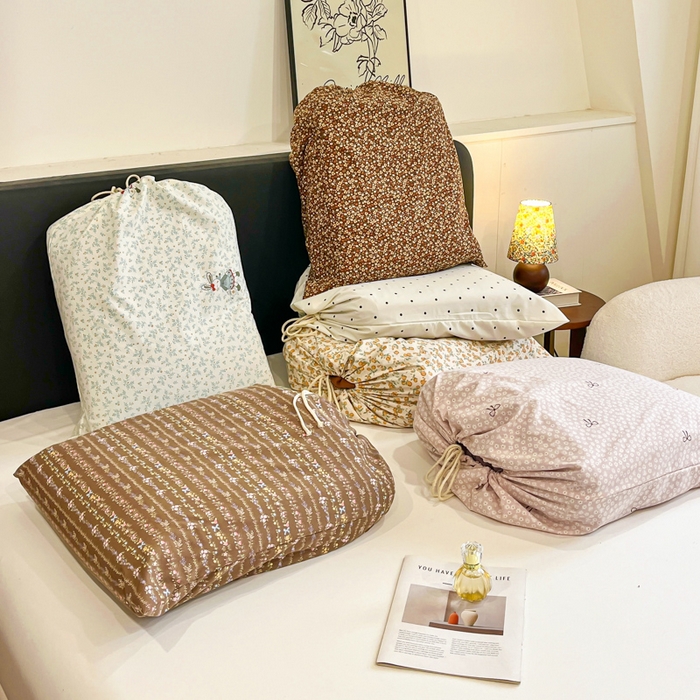 91家纺网 家纺一手货源 找家纺 （总）尚美 2026新款法式复古大花边仿棉床盖四件套