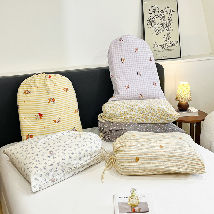 91家纺网 家纺一手货源 找家纺 （总）尚美 2026新款法式复古大花边仿棉床盖四件套