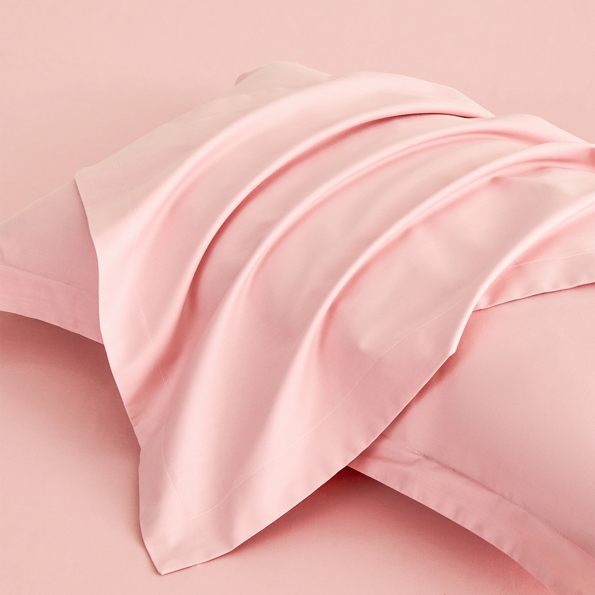 91家纺网 家纺一手货源 找家纺 元元家居（元元被业） 2026新款全棉纯棉13372纯色三件套系列 果粉